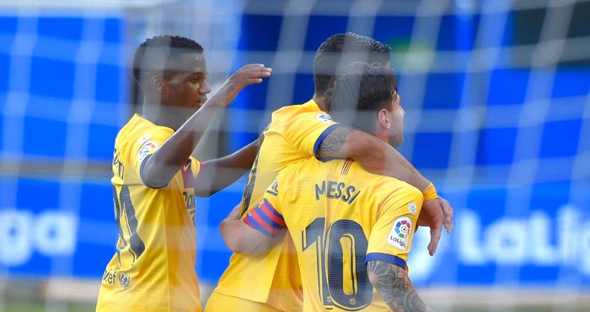 #ميسي يدخل التاريخ في فوز برشلونة "الشرفي" على ألافيس
