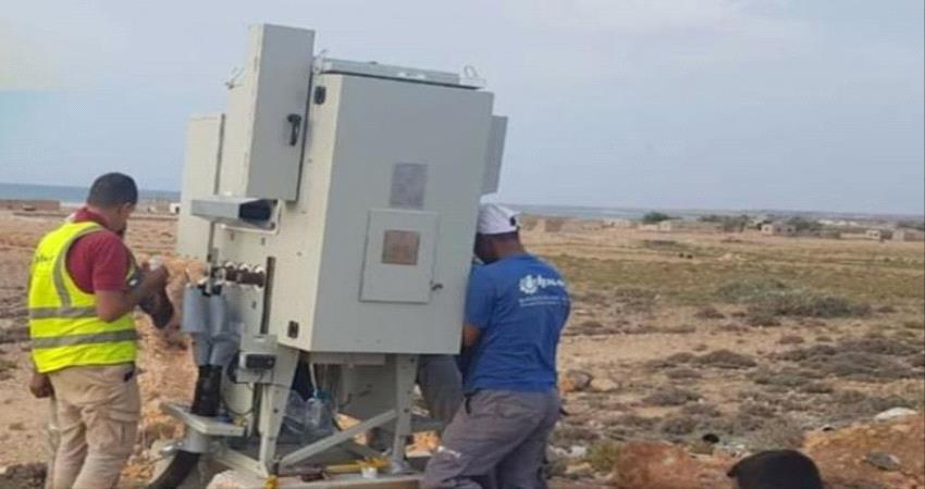 الانتهاء من التمديدات الكهربائية لمحطة الشيخ زايد 4 في #سقطرى