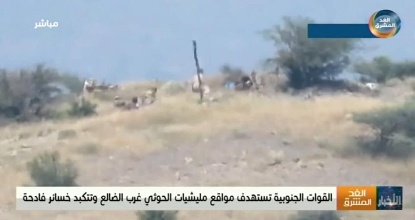 القوات الجنوبية تفشل هجمات شرسة غرب الضالع 