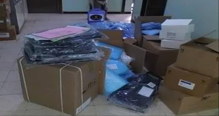 انتقالي لحج يرفد مكتب صحة طورالباحة بأدوية ومستلزمات طبية 