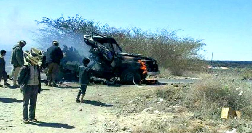 كمين للقوات الجنوبية يستهدف اطقم ميلشيا الإخوان في ابين