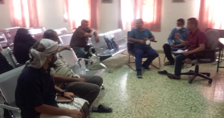 استعدادت لإقامة دورة تأهيلية للكادر الصحي العامل في محجر ابن خلدون بلحج