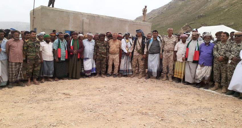 انتقالي سقطرى يدشن تأسيس قوات الحزام الأمني 