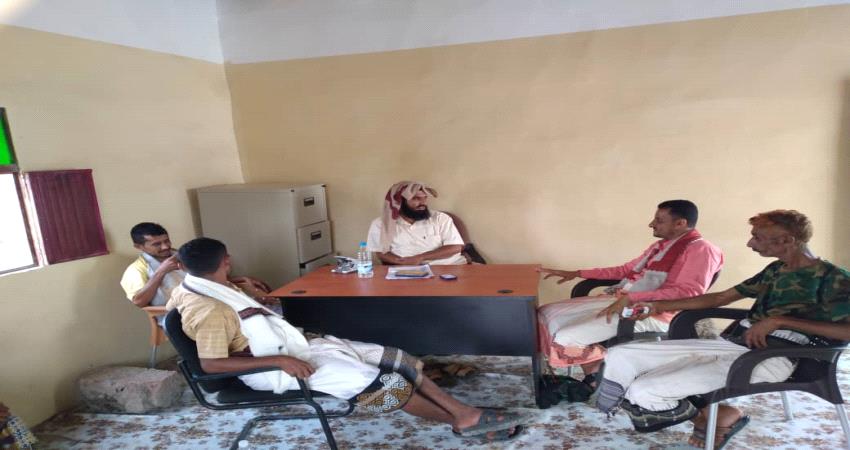 إنتقالي مسيمير لحج وقيادة قطاع الحزام يبحثان في القضايا الأمنية والخدمية