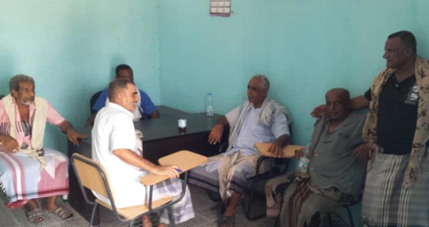 وكيل نيابة السجون بلحج يتفقد أحوال السجناء بأمن تبن