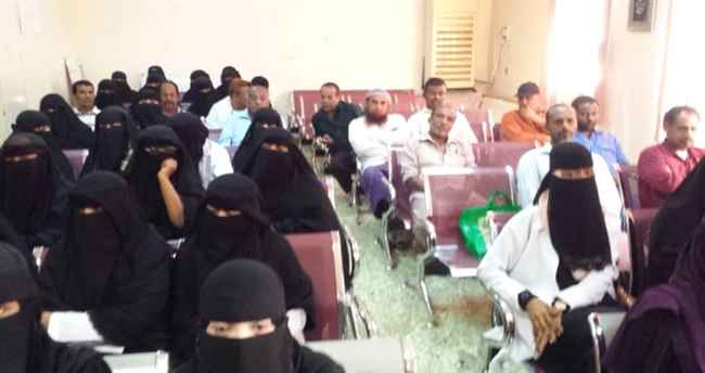 دورة تدريبية حول مفهوم السلامة المهنية في المستشفيات والمراكز الصحية بلحج