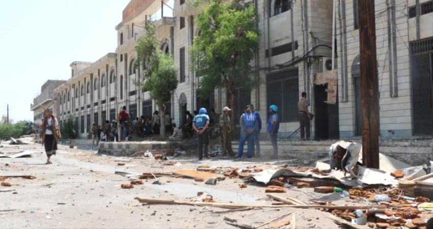 الحوثيون يفجرون مقر نقطة رقابة اممية بمدينة الحديدة