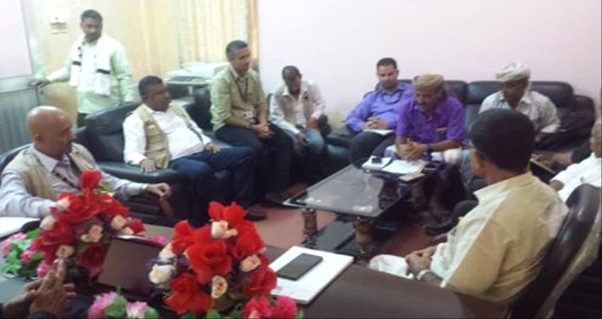 لحج.. لقاء يناقش تدخلات تنموية لمنظمة في طورالباحة 