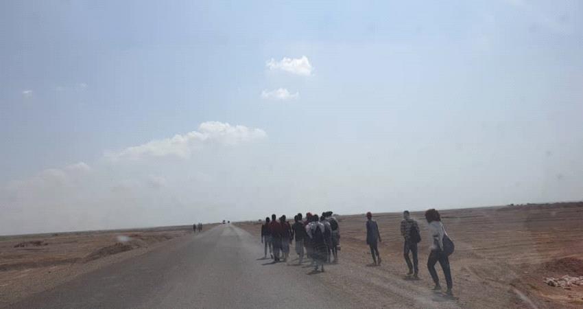 حملة امنية لوقف تدفق الآفارقة والمهربات في باب المندب