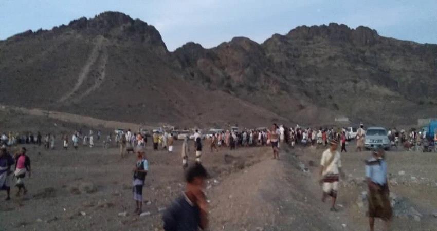 لحج .. تشييع مهيب لمدير أمن مديرية المسيمير