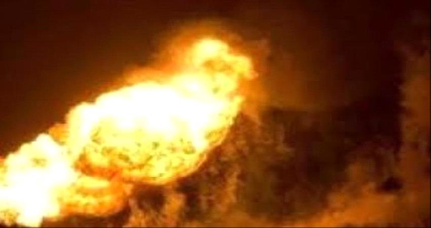 مجهولون يستهدفون انبوب نقل نفطي في رضوم شبوة 