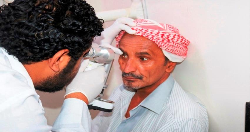 تدشين اعمال المخيم الطبي الاول لإزالة المياه البيضاء في سيئون 