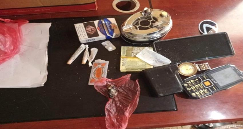 نقطة أمنية تضبط كمية من الحشيش المخدر في ساحل حضرموت 