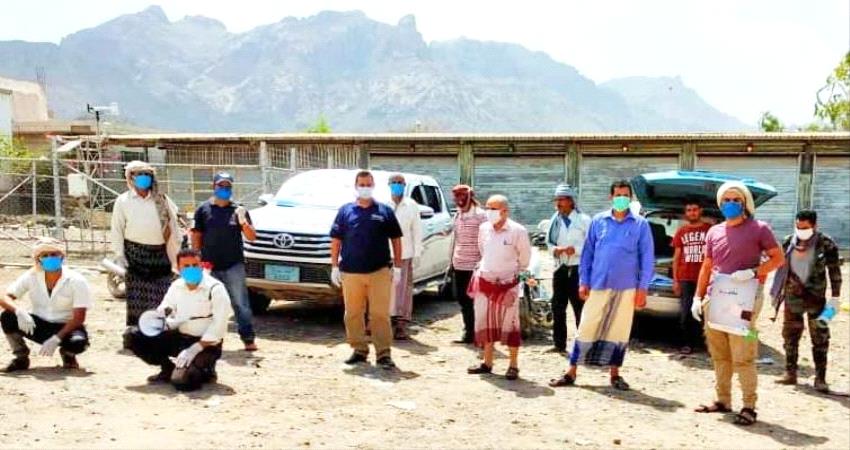 انتقالي الضالع يدشن حملة توعوية للوقاية من #كورونا