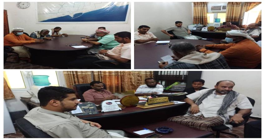 محلي الشحر يناقش  الية عمل لتنظيم الخدمات الاساسية خلال ايام العيد 