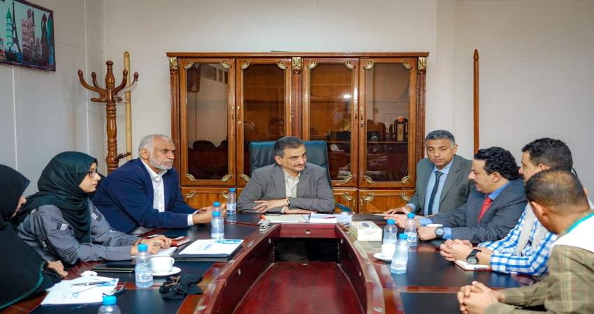 مكتب أممي يبحث مع لملس احتياجات العاصمة عدن من مشاريع الخدمات