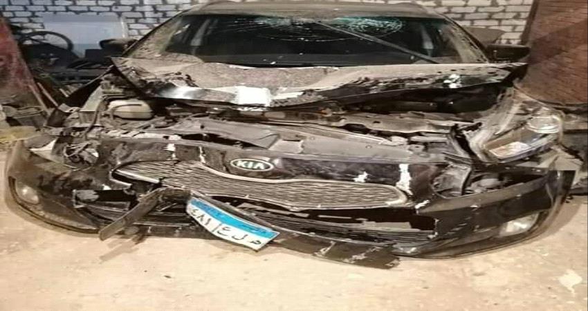 نجاة رئيس الجالية اليمنية في مصر من حادث مروع