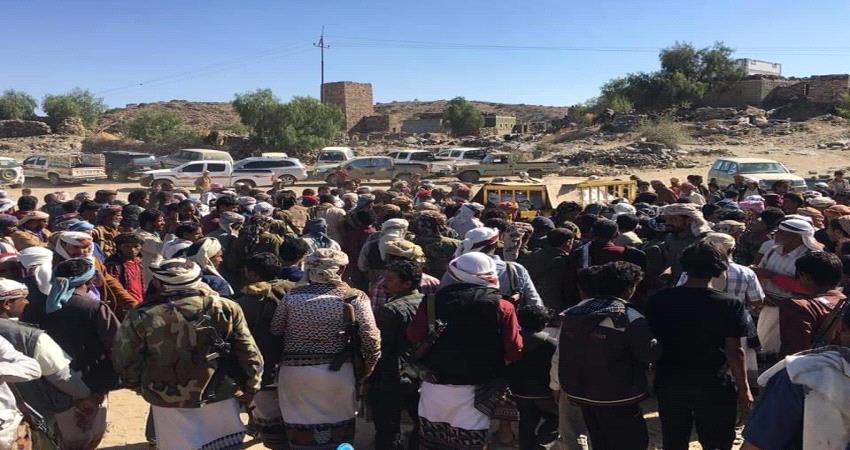 تشييع حاشد للشهيد الردماني في يافع