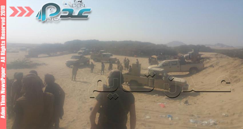 صور حصرية ..  اشتباكات عنيفة بين القوات الجنوبية ومليشيات الإخوان في جبهة الطرية 