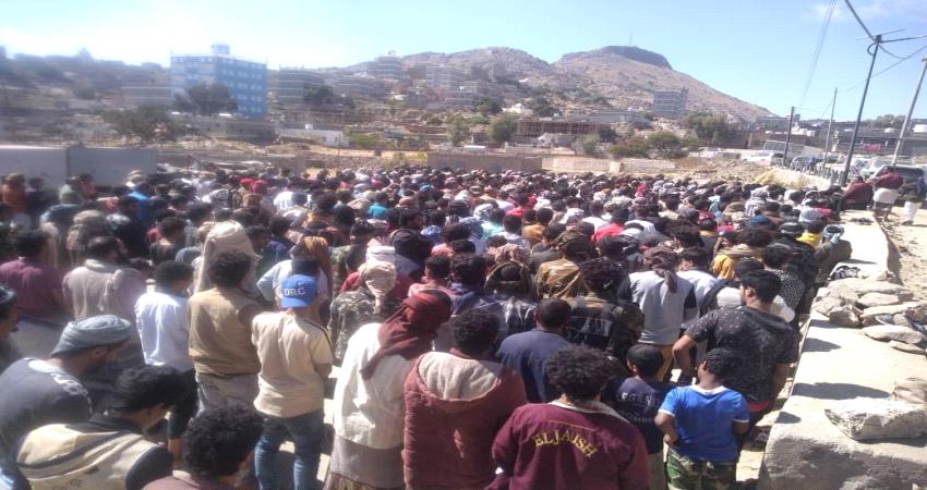 تشييع مهيب لجثمان الشهيد قاسم الديواني في لبعوس