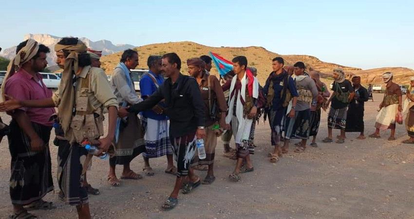 شبوة .. المئات يتوافدون إلى حبان عشية فعالية الذكرى الأولى لاستشهاده سعيد تاجرة القميشي