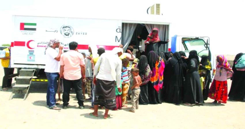 نجاح ملموس للعيادات الطبية الاماراتية المتنقلة بحضرموت باستفادة اكثر من 2681 مواطن