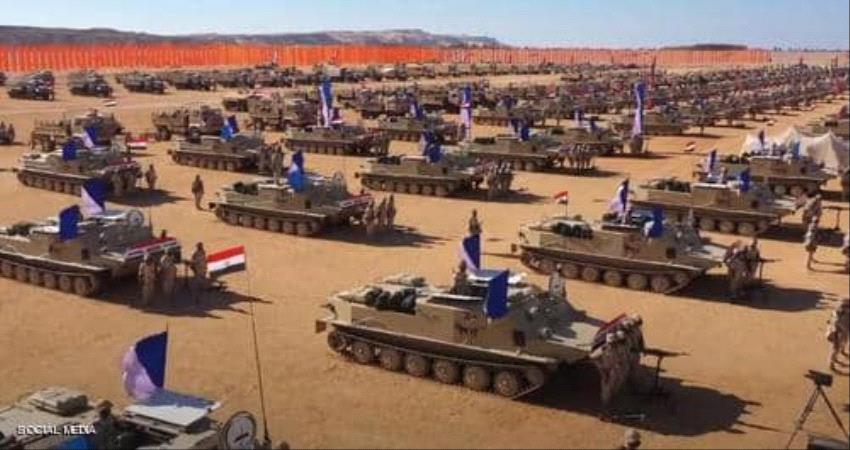 مصر ترفع الكفاءة القتالية لتشكيلات الجيش الثالث الميداني