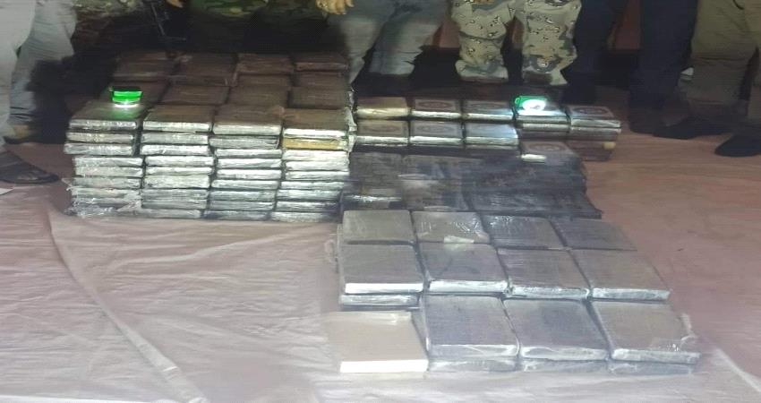 بن فريد يشيد بكفاءة وقدرة أمن عدن وتعامله مع ازمة شحنة المخدرات 