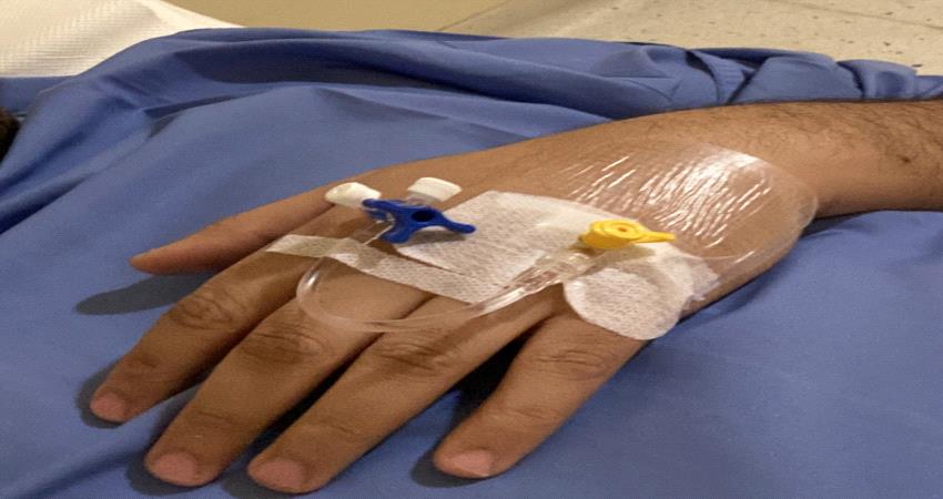 مراسل حربي عربي يخضع للعلاج بعد اصابته في اليمن