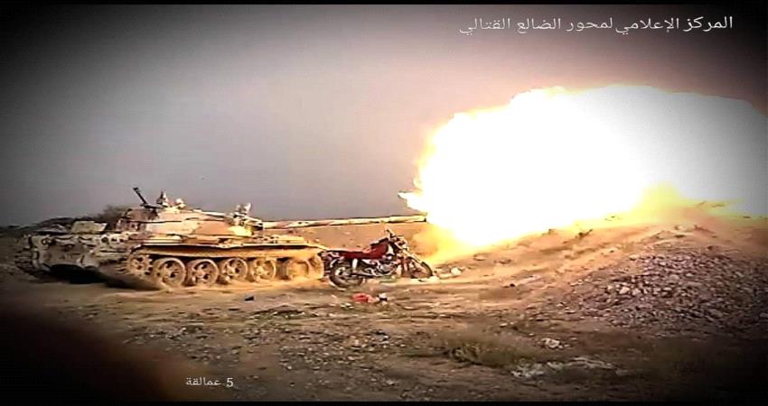 الضالع .. القوات الجنوبية تستهدف تعزيرات حوثية غرب الفاخر
