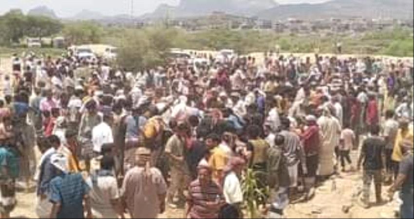 تشييع مهيب لجثامين مشائخ ردفان بلحج