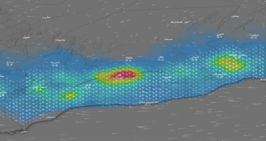 توقعات بهطول امطار بعدد من المحافظات الجنوبية