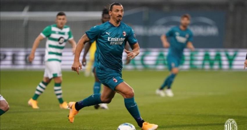 ميلان يستعيد بريقه.. ويضرب شامروك روفرز بثنائية في الدوري الأوروبي