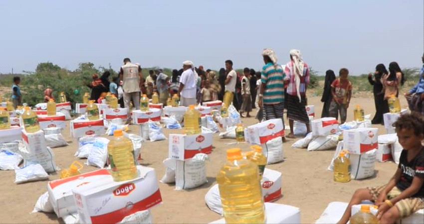 25 طنا من المواد الغذائية لنزلاء مخيم العليلي بالساحل الغربي