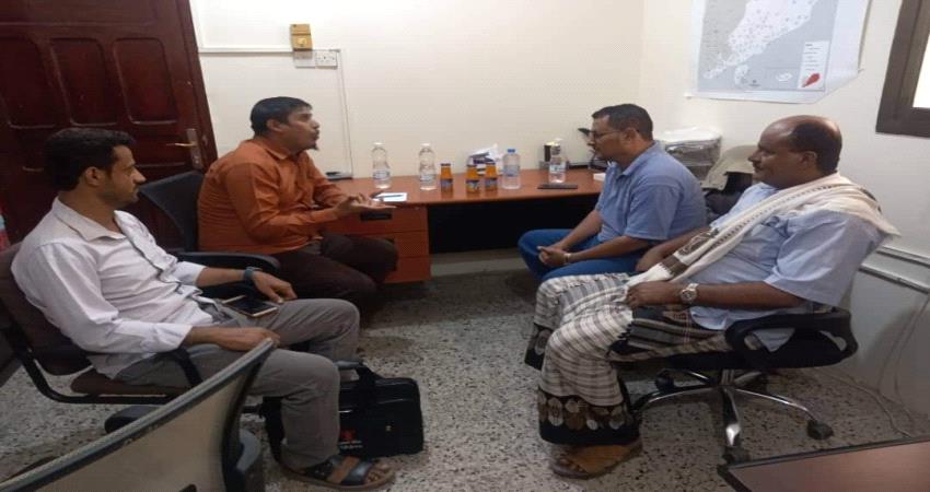 لحج.. الداعري يناقش مع انترسوس دعم الصحة في ردفان