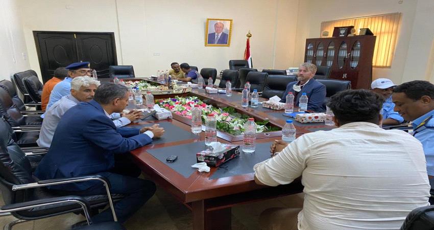 لقاءات مكثفة مع المنظمات الدولية في عدن