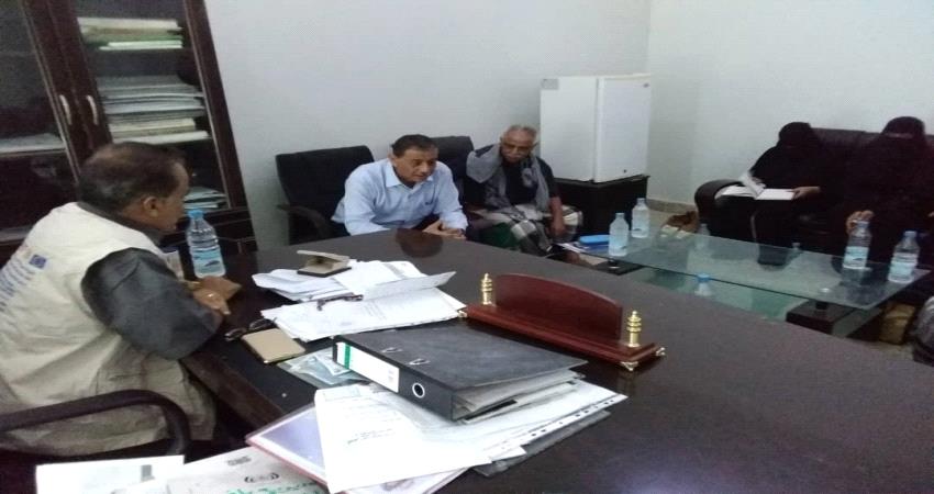 لحج.. نقاش حول الأنشطة المنفذة لوحدة التنسيق الأمن الغذائي