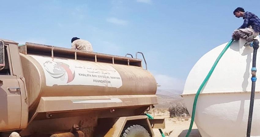 تواصل حملة «سقيا الإمارات» في سقطرى 