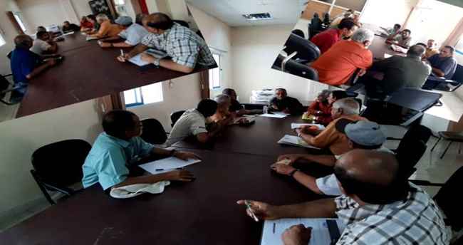 أشغال صيرة يحذر من انهيارات سوق كريتر ويدعو الى حماية موظفيه