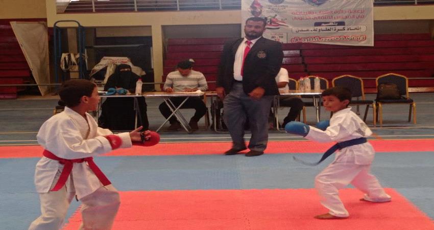 فيما تختتم غدا  .. نزالات قوية في افتتاح بطولة الشهيد جعفر محمد سعد لبراعم واشبال الكاراتيه بعدن