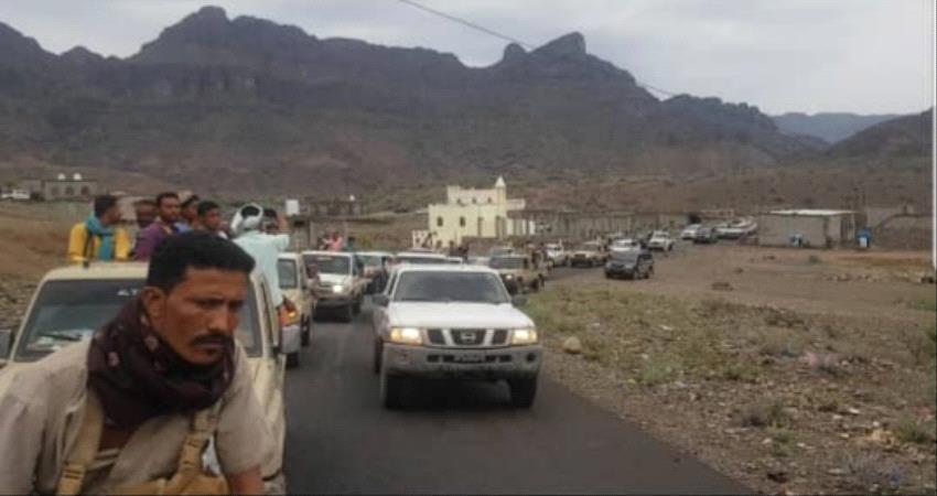 مسيمير لحج تشيع جثمان القيادي الأمني "محمود الحوشبي"