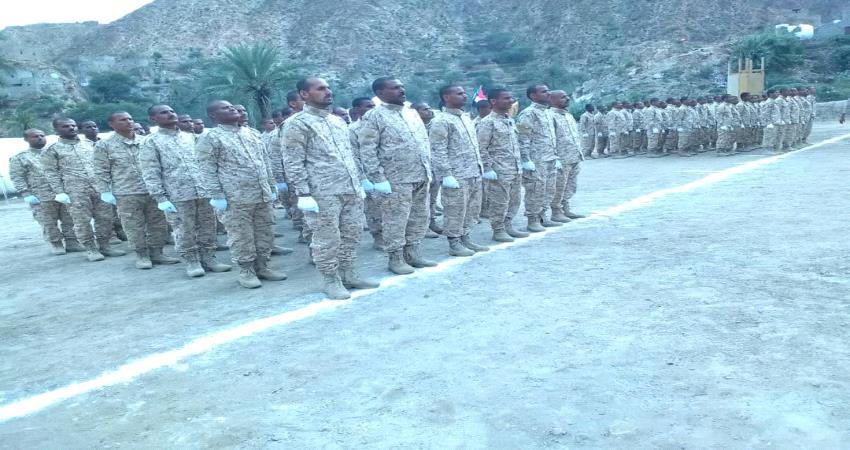 اللواء الرابع حزم يدشن مرحلة تدريبية جديدة 