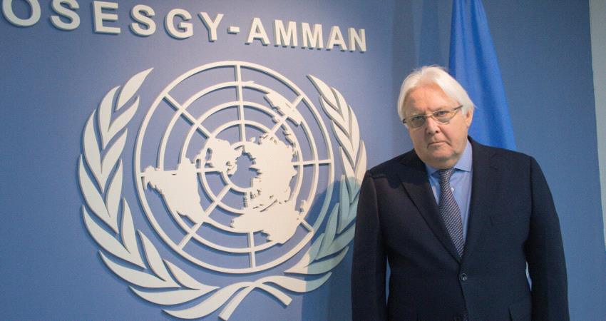 توضيح أممي بشأن زيارة غريفيث عدن