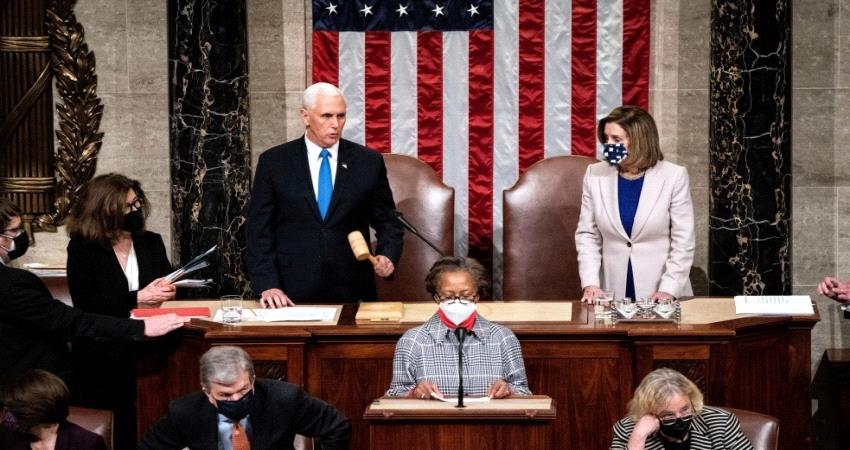 بعد يوم مظلم في تأريخ أمريكا ..الكونجرس يستأنف جلسة المصادقة على فوز بايدن