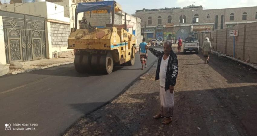 دعوات للحفاظ على نظافة شارع التربية بالحوطة لحج عقب إعادة تأهيله