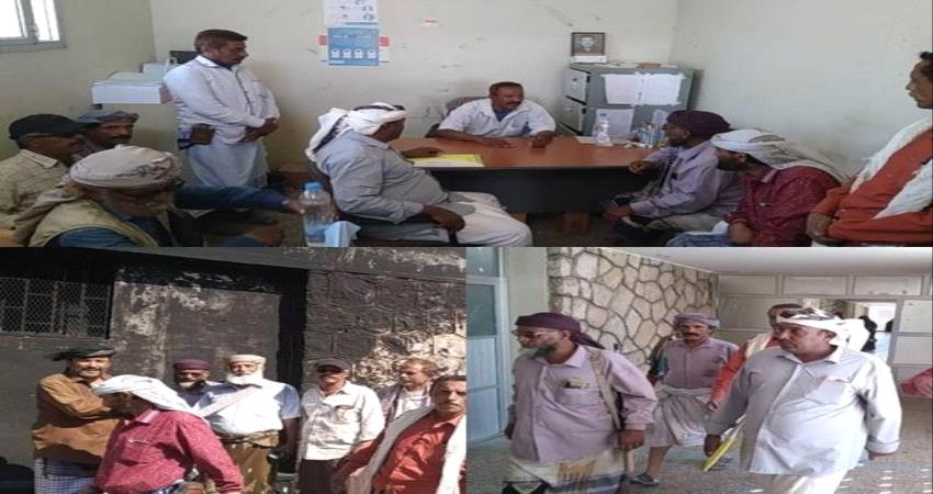 انتقالي المحفد يطلع على الأضرار الناجمة عن حريق مستشفى المديرية 