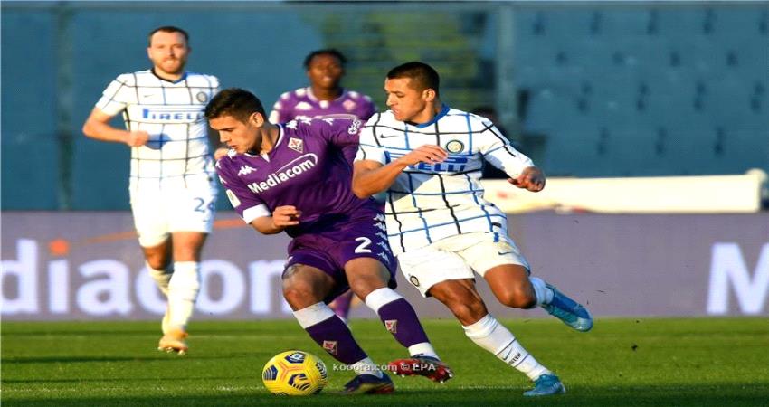إنتر يلقي فيورنتينا خارج كأس إيطاليا
