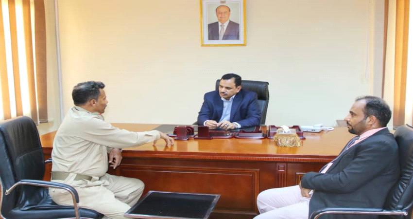 سد حسان المتعثر على طاولة الوزير السقطري ومحافظ أبين