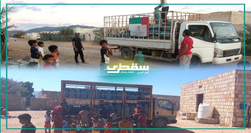 خليفة الانسانية تستكمل توفير الغاز المنزلي لأهالي شريط الساحلي الغربي والجنوبي