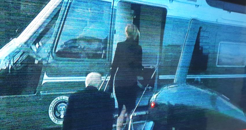 يحدث الآن.. آخر اللحظات لرونالد ترامب في البيت الأبيض وماذا قال؟